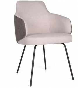 Fenabel Мягкое кресло с подлокотниками Nuzzle metal