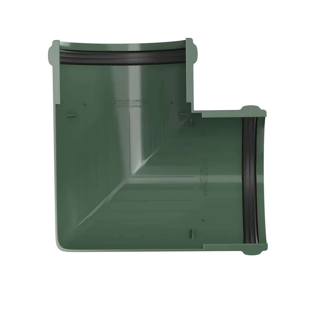 Угол желоба универсальный на 90° цвет зелёный ТЕХНОНИКОЛЬ STLM-2200501 - Вид №3