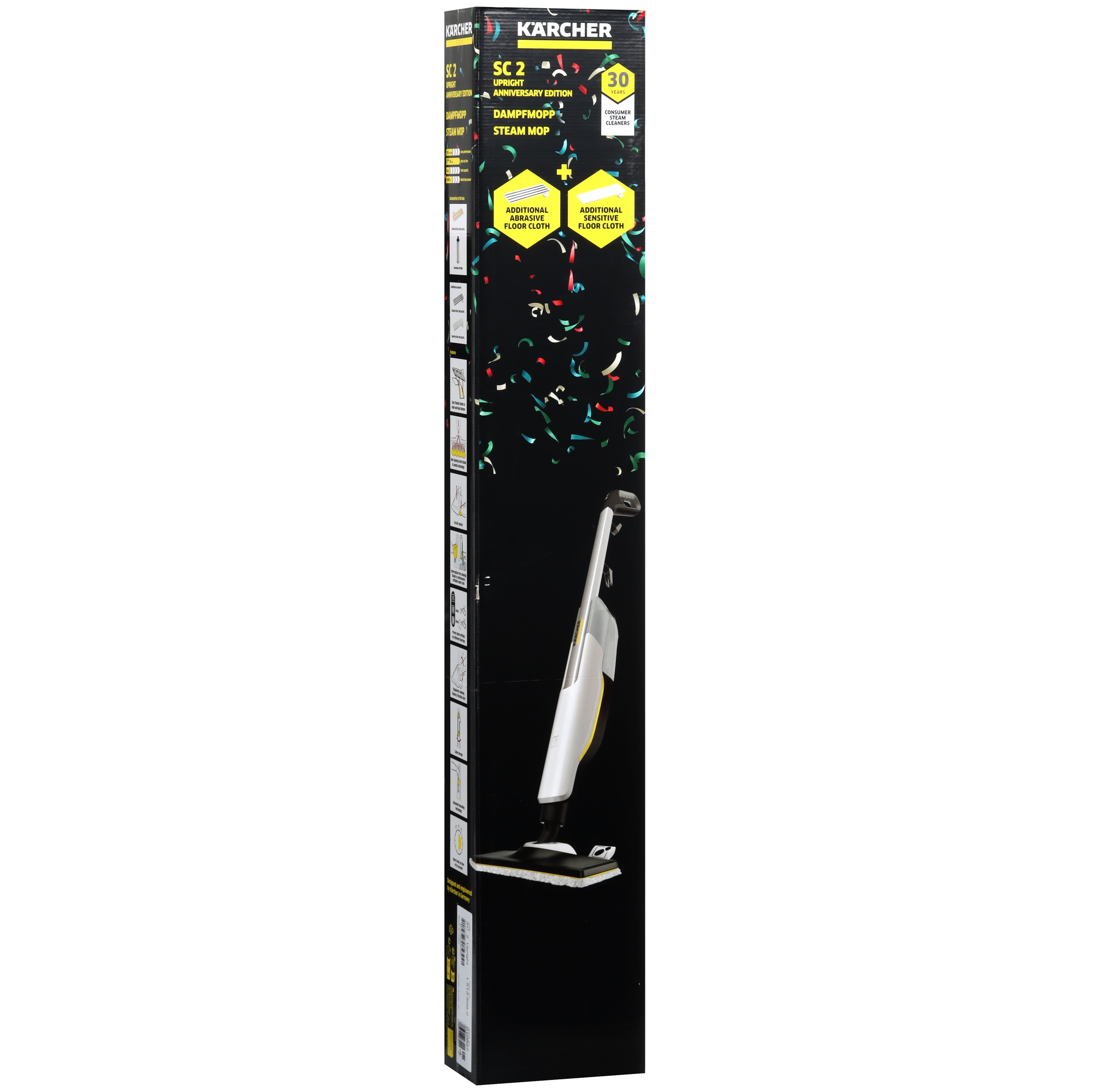 9082886 Пароочиститель Karcher SC 2 Upright EasyFix AE белый STDN-0065165 - Вид №12