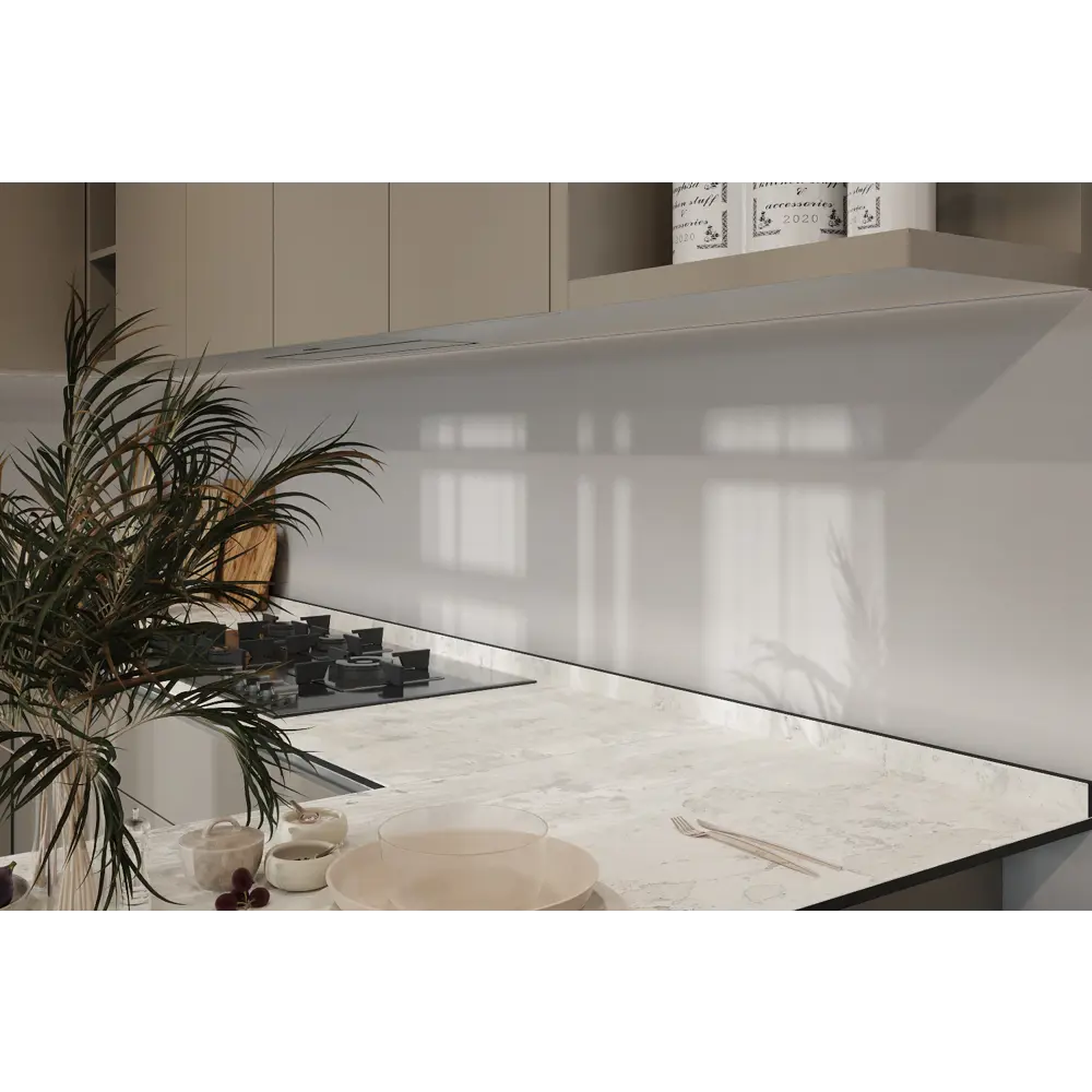 ALTERNATIVE Столешница кухонная Гессо с мраморным рисунком 300×60 см 89406675 STLM-1572040 - Вид №9