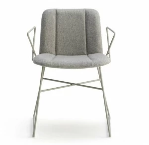 Billiani Стул из ткани с подлокотниками Hippy 638