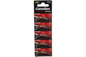 15905418 Батарейка для часов G3 BL-10 Mercury Free AG3-BP10 0%Hg 392A/LR41/192 12811 Camelion