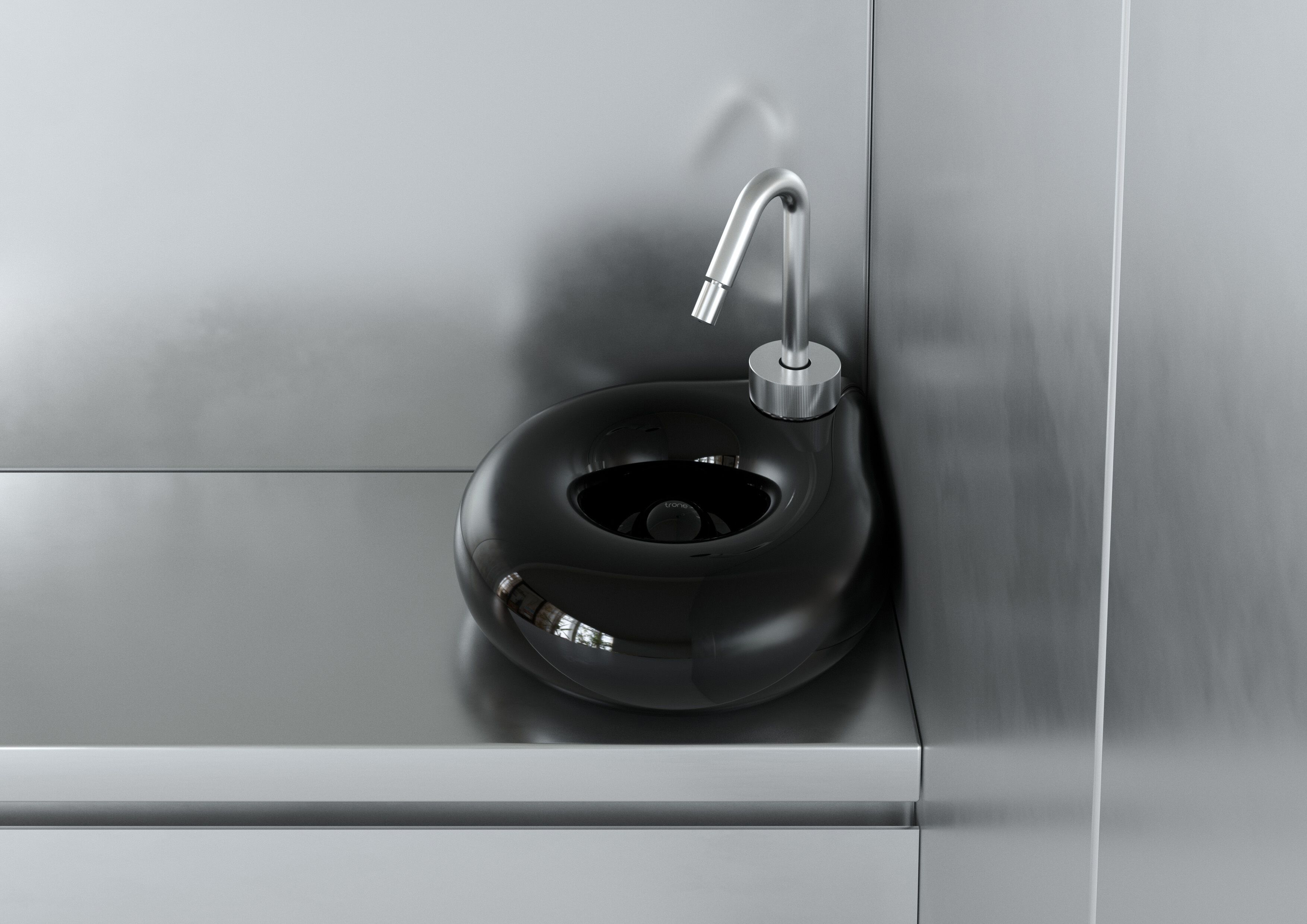 Керамическая столешница или подвесная раковина Trone Orbe ARCH-00008303