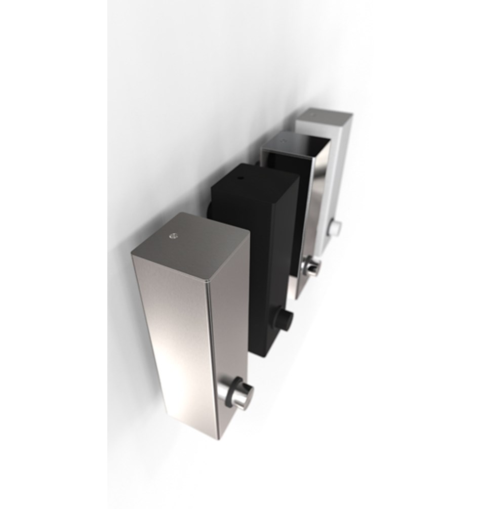 FROST Дозатор для мыла 4, настенный » черный Нержавеющая сталь Черный Q304519675  - Вид №1