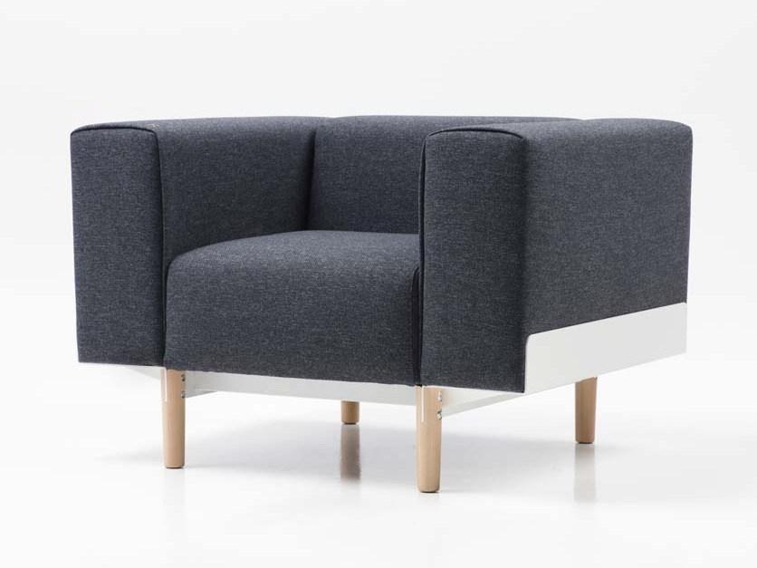 Diemme Кресло из ткани с подлокотниками Bread sun-id-1425959 - Вид №1