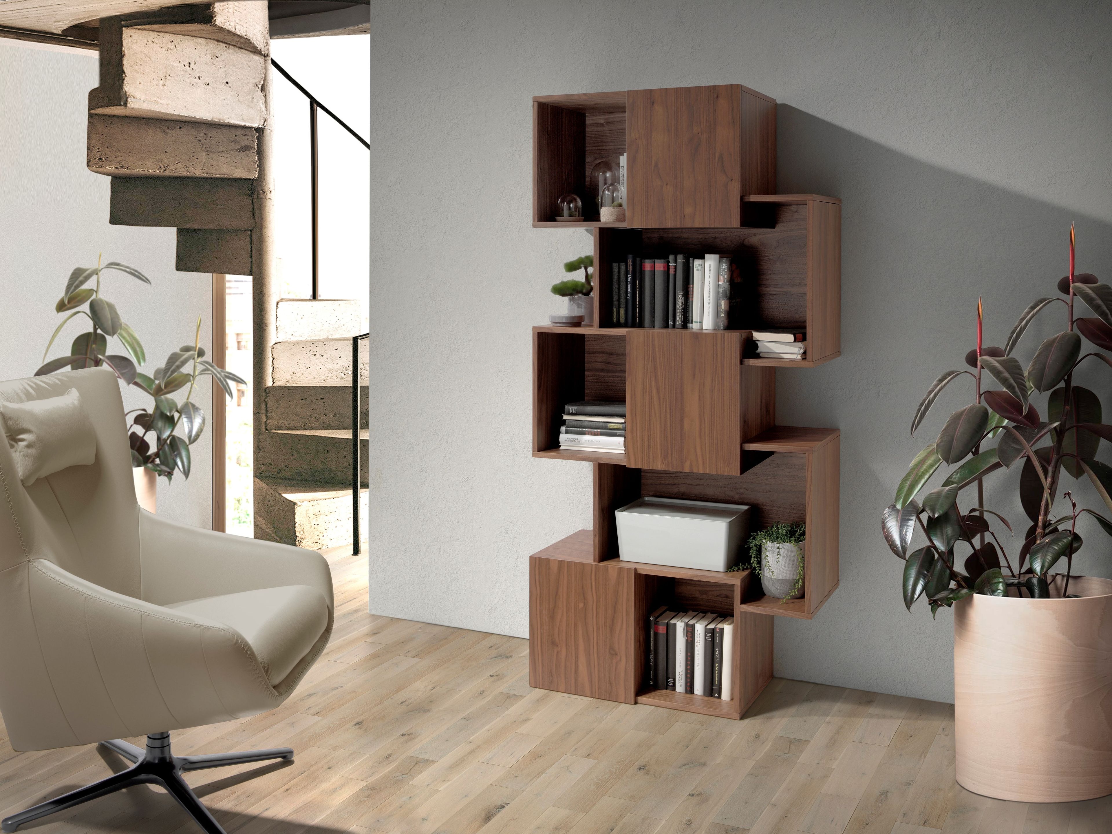 Кожаное вращающееся кресло с подлокотниками Angel Cerda 5090 ARCH-00094936 - Вид №8