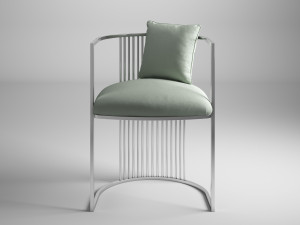 Садовый стул со встроенной подушкой