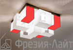 Panzeri P9033-9 white/red Domino потолочный 60545