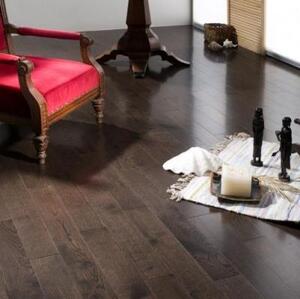 Паркетная доска Coswick Авторская Угольный 107мм Лак Дуб Селект (Гладкая) 600…2100х127 мм.