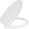Сиденье для унитаза Gökçebey Duroplast White с металлическими петлями / KC1302.01.0000E