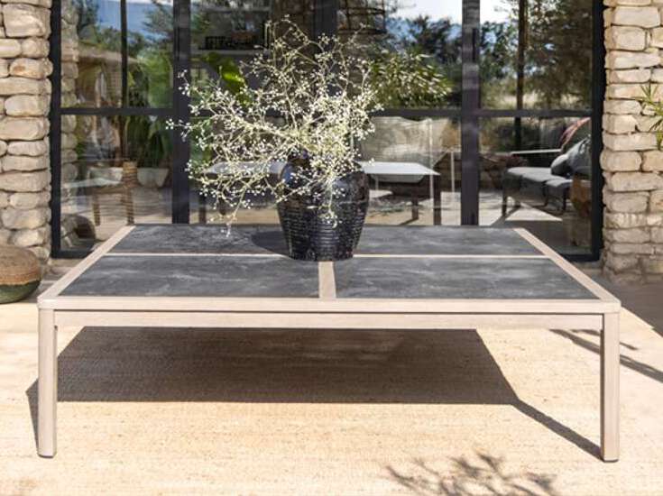 HPL квадратный низкий садовый стол Les Jardins® Копенгаген ARCH-00037355