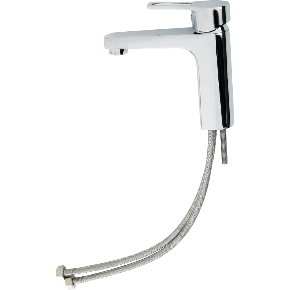 Смеситель для раковины Vidima Hipe однорычажный цвет хром STLM-2180840 - Вид №1