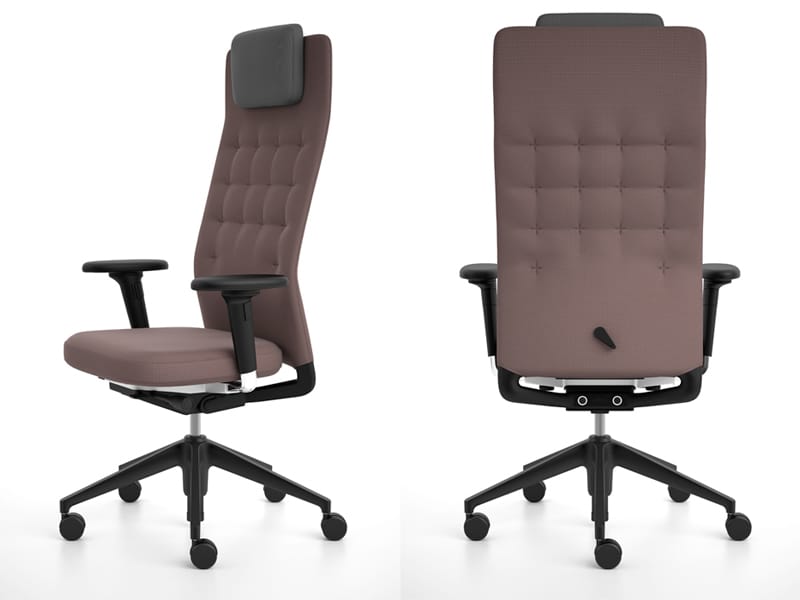 Офисное кресло с высокой спинкой из мягкой ткани VITRA ID Chair Concept ARCH-00082928 - Вид №6