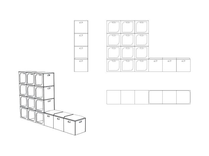 Высокий деревянный стул Bõln Kub ARCH-00072670 - Вид №11