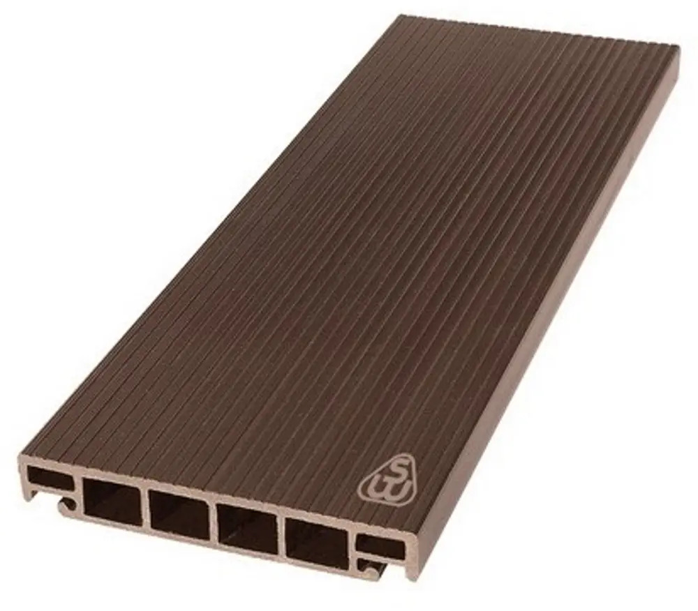 91591066 Террасная доска ДПК Savewood цвет терракот 1500x163x25мм вельвет 0.49м² 2шт STLM-1012925