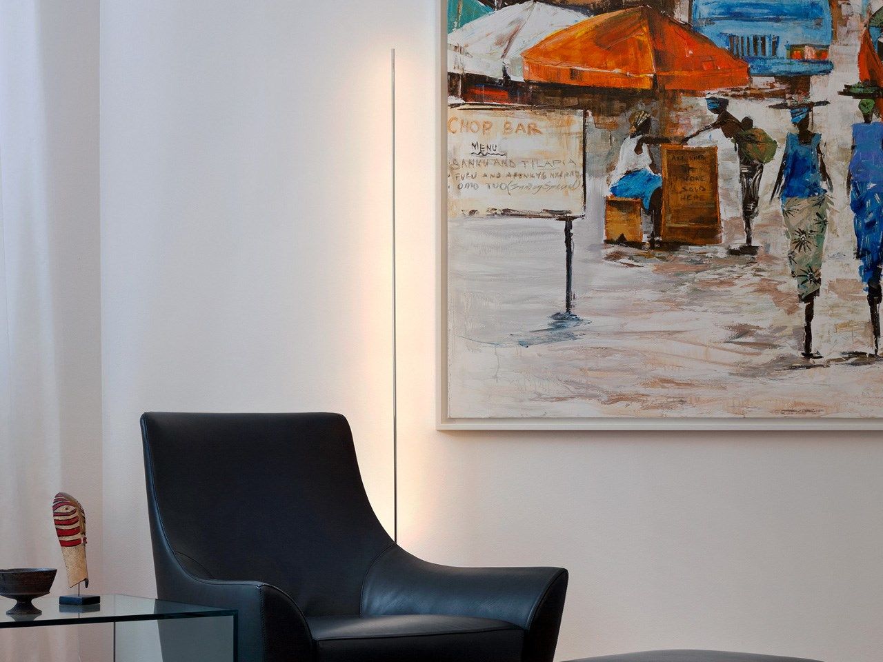 Металлический светодиодный торшер Catellani & Smith Световая палочка ARCH-00074565 - Вид №6