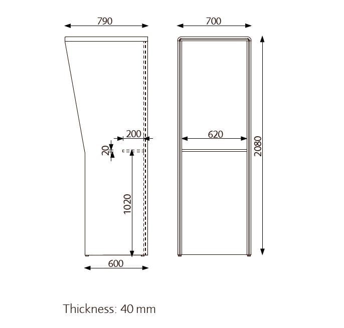 Настенная телефонная будка Glimakra of Sweden Limbus ARCH-00032392 - Вид №4