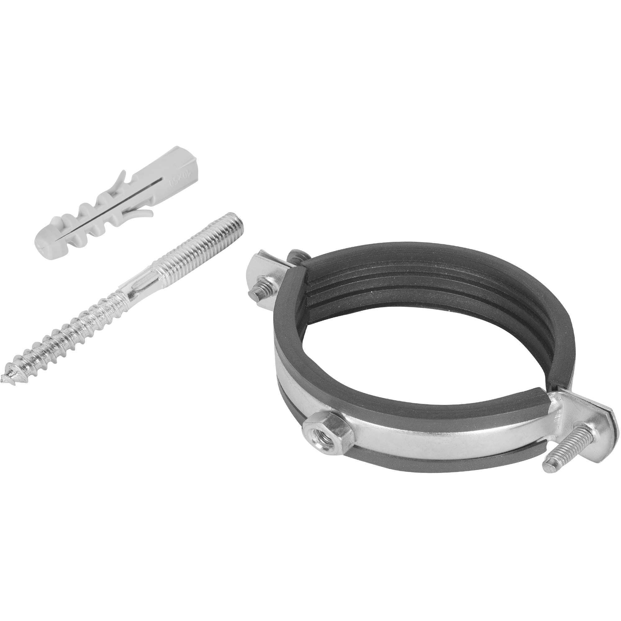 15637611 Хомут металлический, в комплекте 2 1/2", 75-80 мм Santreyd  - Вид №3