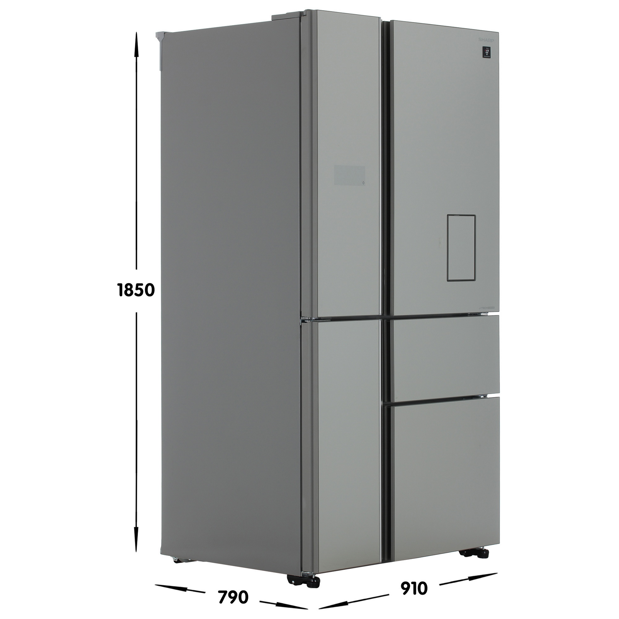 9968652 Холодильник многодверный   Sharp SJWX99ACH серый STDN-0038950 - Вид №6