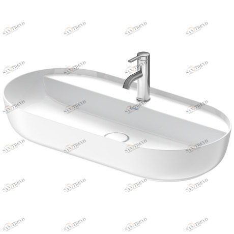 0380802600 Накладная раковина на столешницу  овальная Duravit Luv
