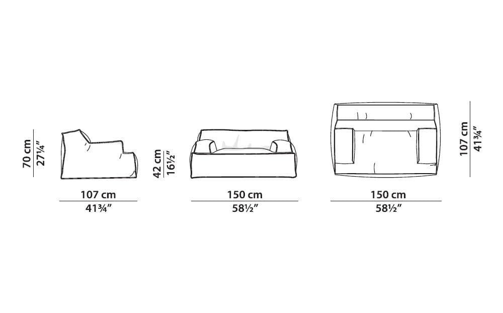 Кожаное кресло с подлокотниками Baxter Дамаск ARCH-00146045 - Вид №2