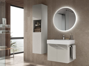 Подвесной умывальник с дверцами