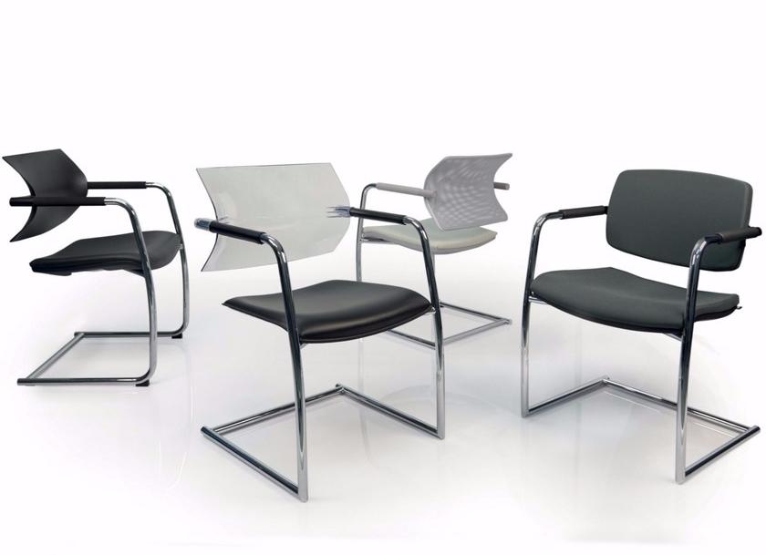 Luxy Консольный стул с обивкой из полипропилена и кожи Aire jr sun-id-1463997 - Вид №1