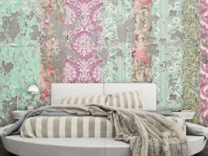 GLAMORA Дамаск виниловые обои Stripes & squares