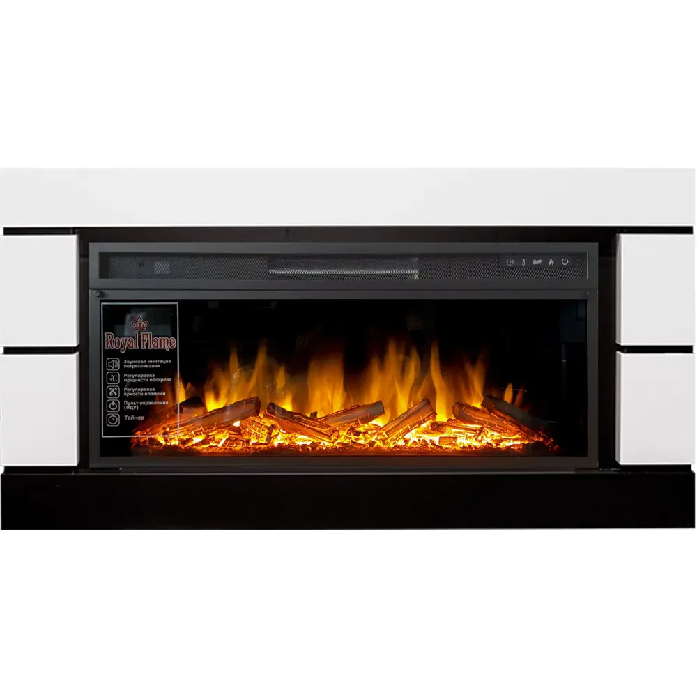 Каминокомплект Modern с электроочагом Vision 42 Log белый ROYAL FLAME STLM-2053774