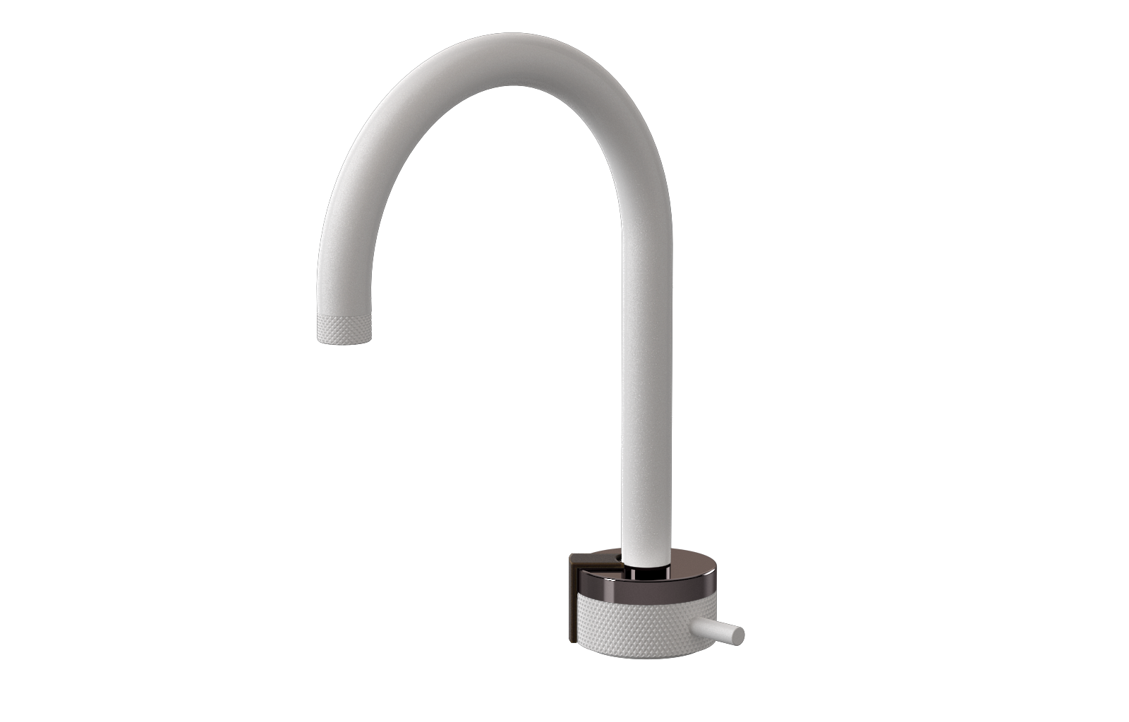 E-11502-R1OX-L2OB-WT Однорычажный прогрессивный смеситель для раковины - излив 16см GRAFF MOD+