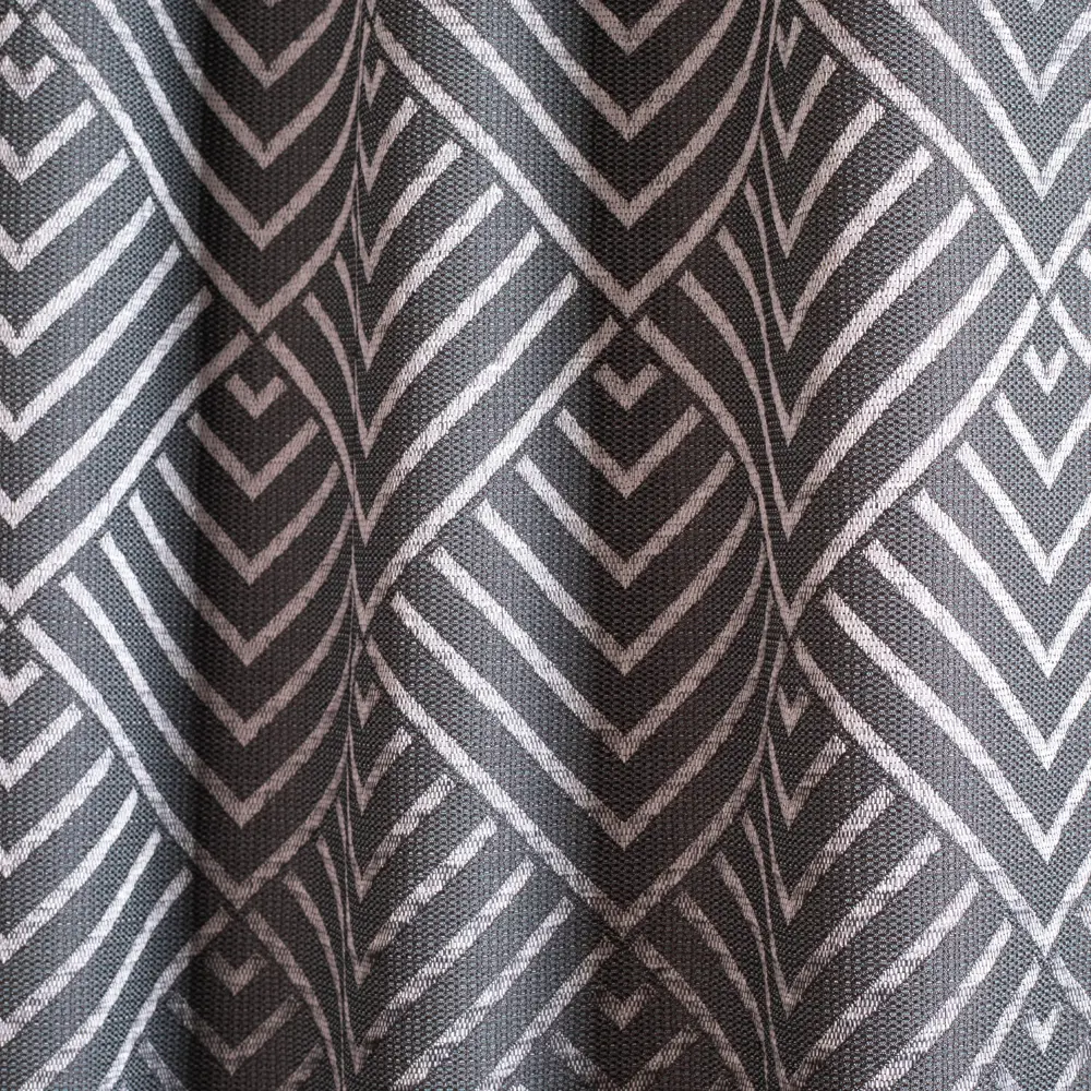 Штора на ленте 140x260 см геометрия цвет серый GARDEN STLM-2016584 - Вид №3