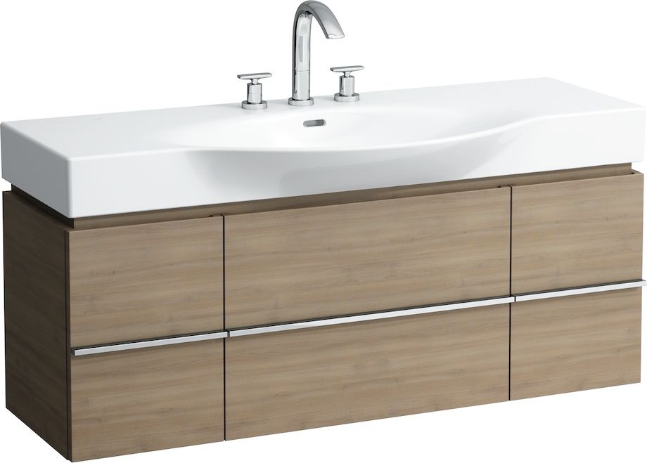 H4013020754751 Шкафчик под раковину, для раковин 811704, 812704, 2 выдвижных ящика с 2 дверцами, 2 стеклянные полки LAUFEN PRO - Вид №37