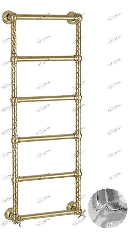 Полотенцесушитель MIGLIORE Edera ML.EDR-HY.210.CR 41 x 123 см - хром 