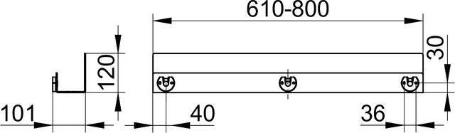 24953370200 Полочка для душа KEUCO ПОЛОЧКИ ДЛЯ ДУША - Вид №4