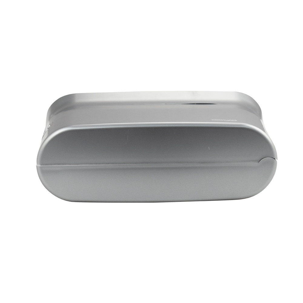 GFmark - Диспенсер для бумажного полотенца МАТОВЫЙ ХРОМ, на две пачки, с ключом, пластиковый, изогнутый. Под Z салфетки., код: 923  - Вид №1