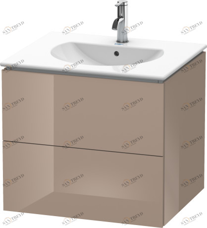 LC626108686 L-Cube Тумбочка подвесная Капучино глянцевый лак Duravit