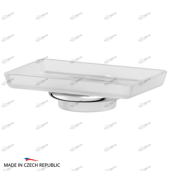 Мыльница матовый хрусталь (компонент) FBS (Чехия) UNI 030 sun-id-561677