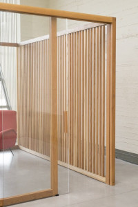 Стеклянная дверь