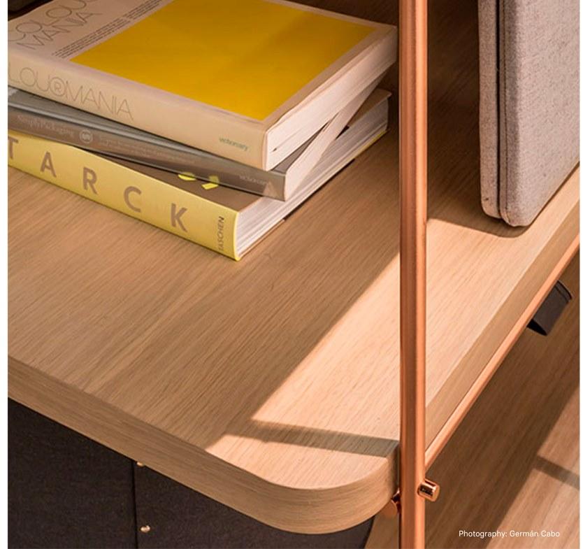 Momocca Модульный двухсторонний книжный шкаф Julia Ja05 - Вид №8