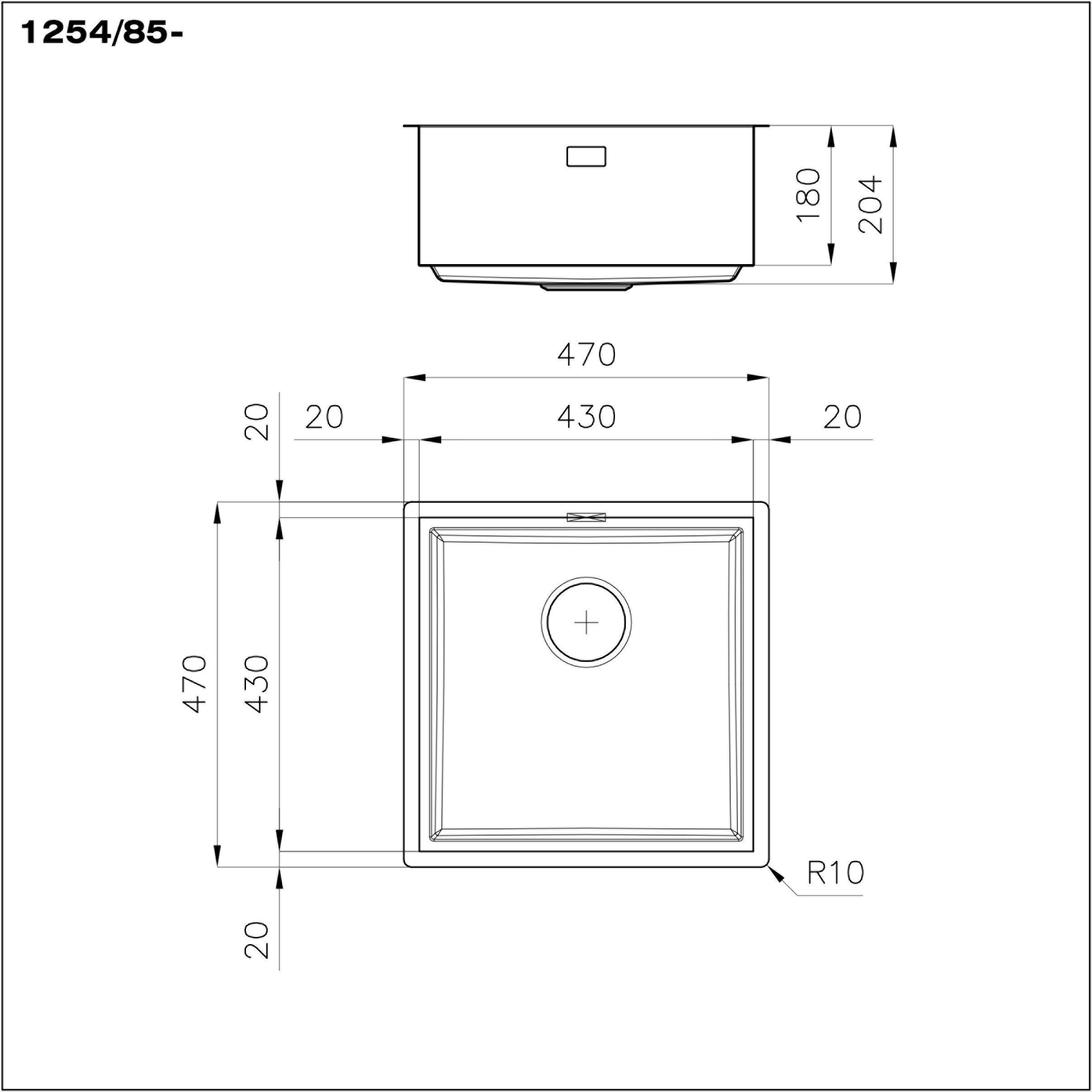 Раковина из нержавеющей стали Foster Quadra Evo ARCH-00113786 - Вид №10