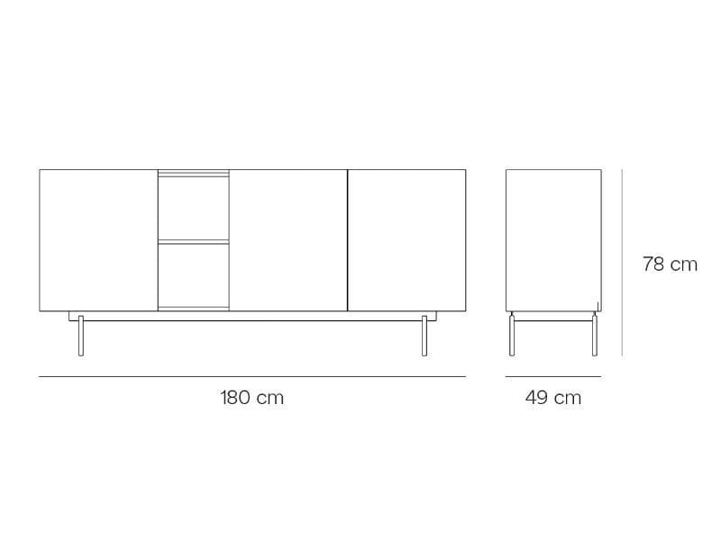Шкаф из МДФ с распашными дверями TEULAT Отто ARCH-00097480 - Вид №4