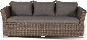 YH-C3130W-3 brown "Капучино" диван из искусственного ротанга трехместный, коричневый 4SIS