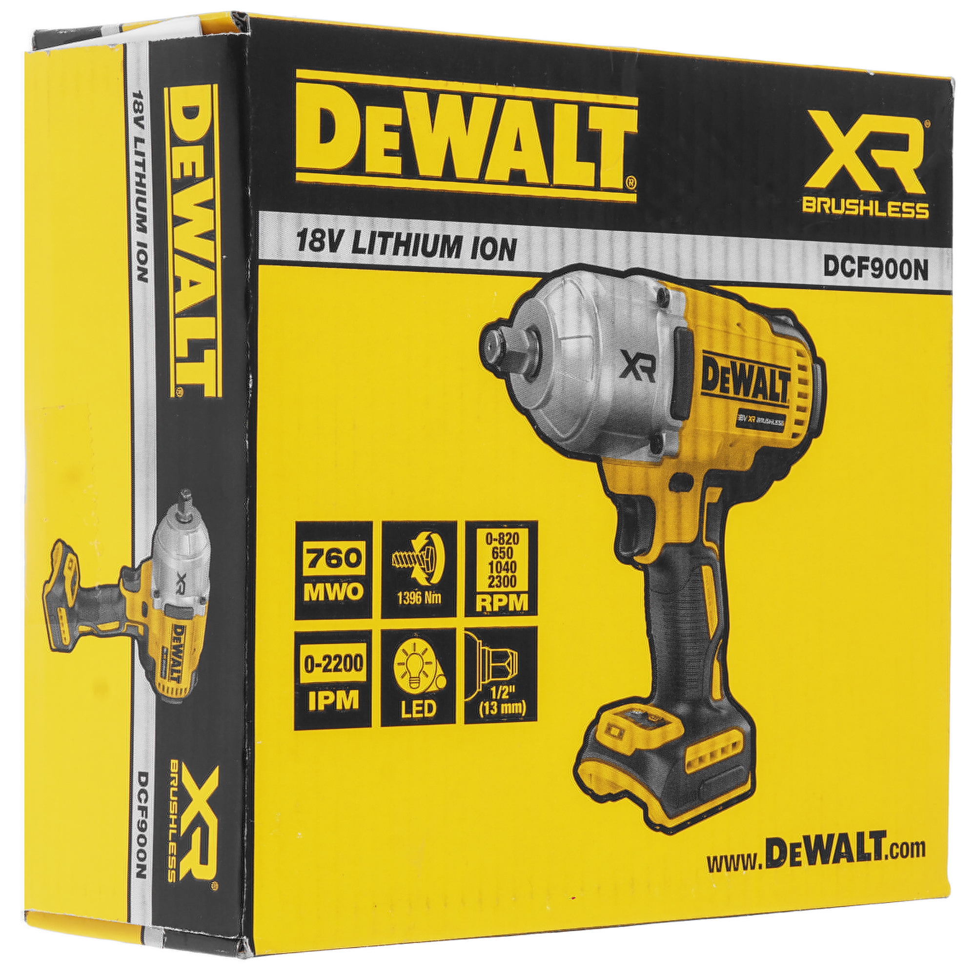 Гайковерт DeWalt DCF900N-XJ XR FLEXVOLТ 18/54V  , Без ЗУ, Без АКБ 5440956 STDN-0123479 - Вид №6