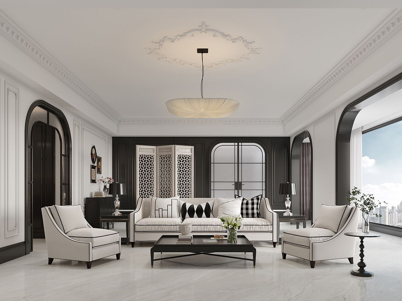 Мраморный пол / покрытие GANI MARBLE TILES FIOR DI BOSCO LUNA ARCH-00008307 - Вид №1