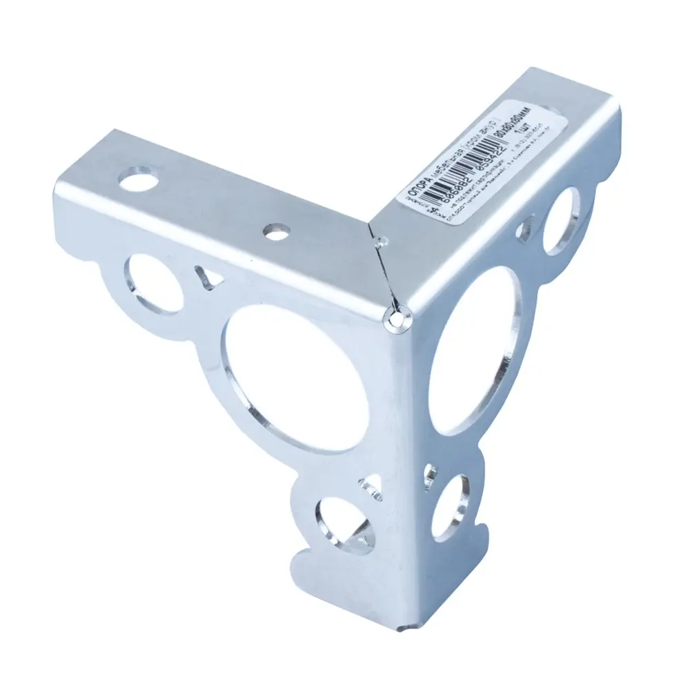 ELEMENT Фигурная мебельная опора хром 80x80x80 мм 82066684 STLM-0018709 - Вид №1