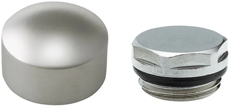 91590068 Заглушка с декоративным колпачком Hummel Designtechnik (2400100060) 1/2 матовый хром STLM-1003706