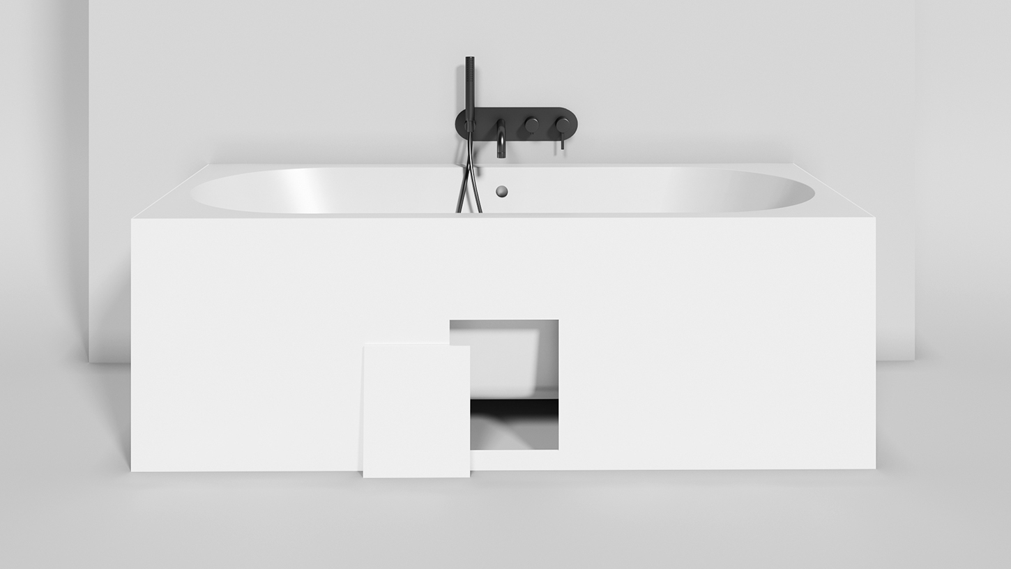 Встраиваемая ORNELLA AXIS 180x80 встраиваемая SALINI 103411G - Вид №7