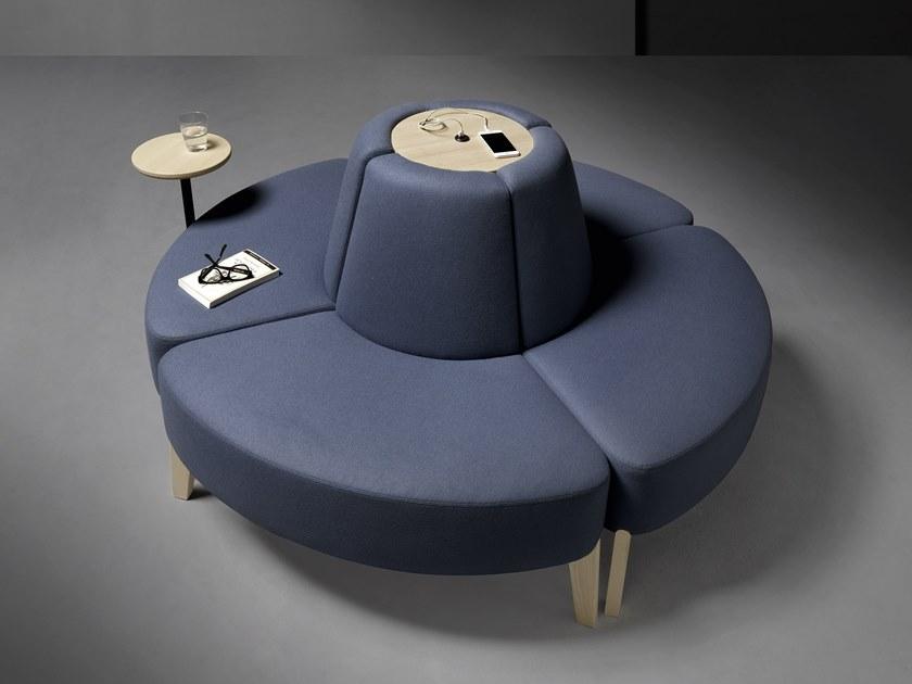 Very Wood Изогнутый диван из ткани Isola sun-id-1347117 - Вид №3