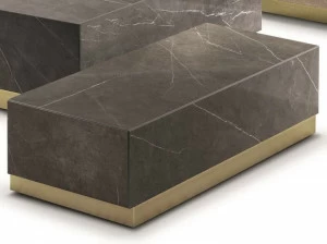 Frigerio Salotti Низкий прямоугольный журнальный столик из керамогранита Joey