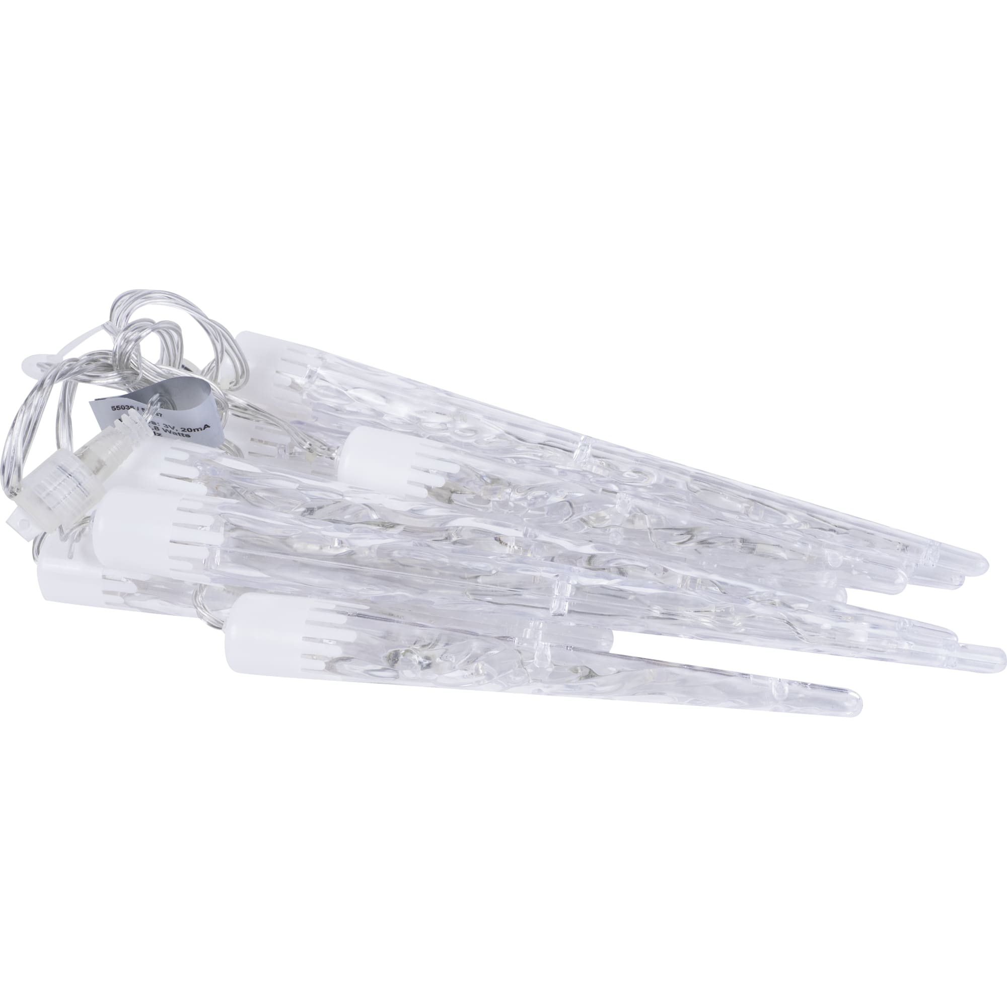 82061432 Электрогирлянда наружная «Сосульки» 20 м 40 LED холодный белый Santreyd  - Вид №3